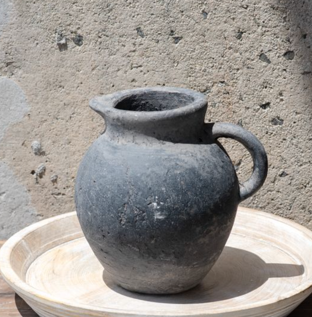 Charcoal Pitcher Vase