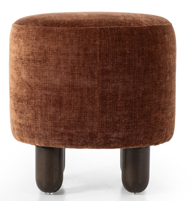 Zena Ottoman, Brown, Set of 2