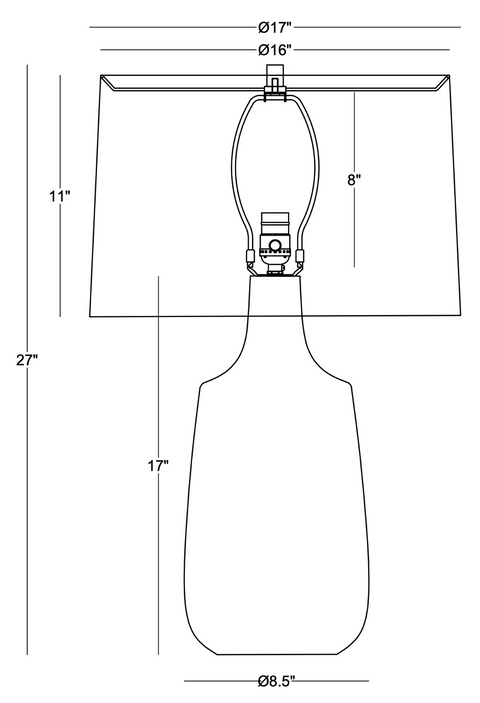 Marilyn Ceramic Table Lamp