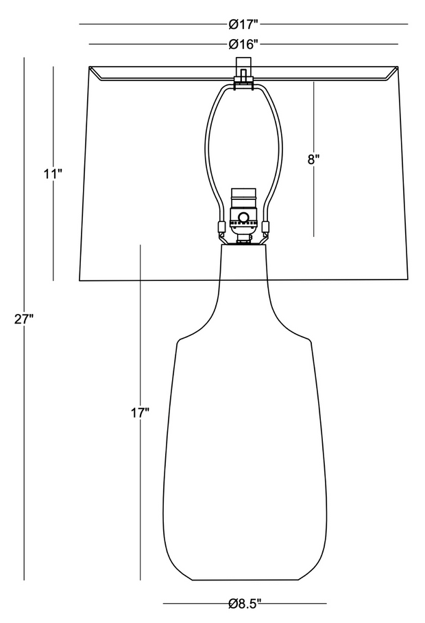 Marilyn Ceramic Table Lamp