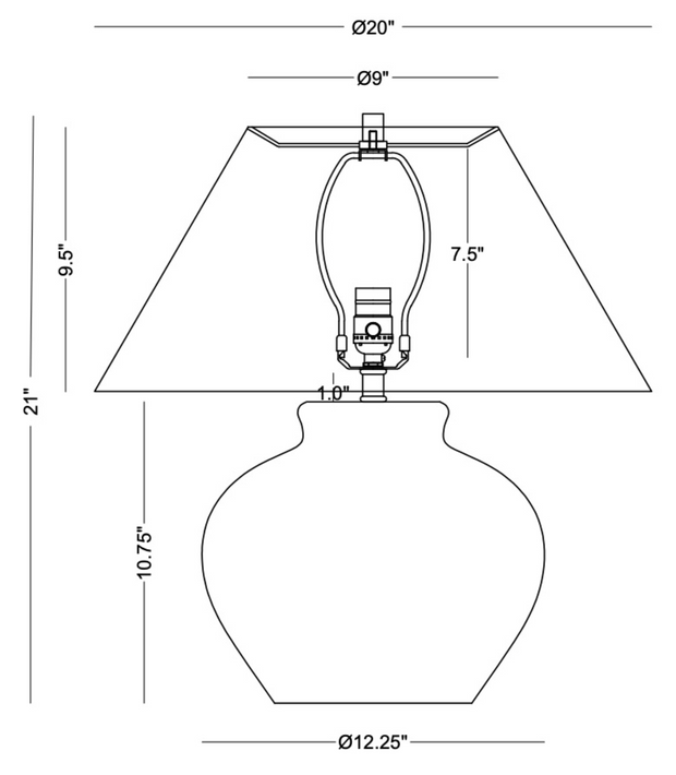 Caserta Ceramic Table Lamp
