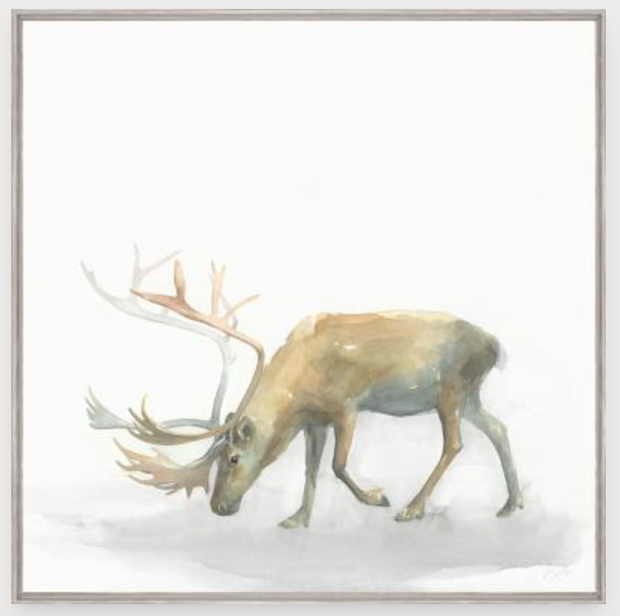 Meek I Art, Grey Barnwood, 24 x 24