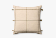 Lainey Natural Olive Pillow, 24x24