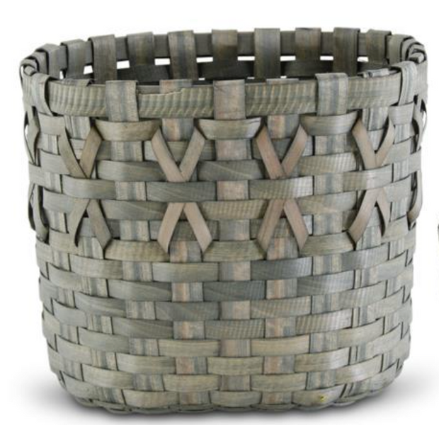 Sage Green Oval Nesting Baskets, Large