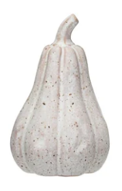 Stoneware Aquash, Speckled Cream