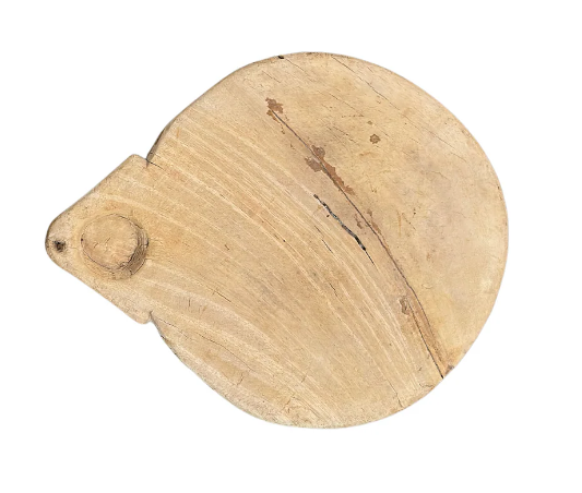 Vintage Wood Chaklota Stand, Large