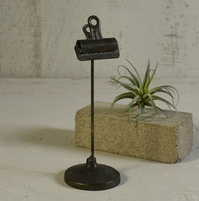 Black Bookkeepers Clip on Stand, Small