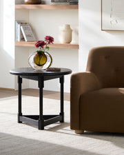 Leonard Side Table, Black