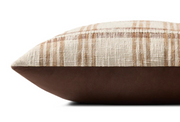 Tan Plaid Pillow, 22x22