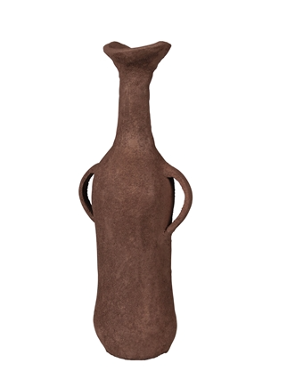 Corsica Vase with Handle, Terra Cotta, Small