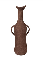 Corsica Vase with Handle, Terra Cotta, Small