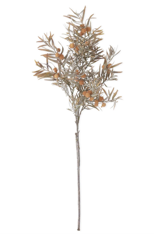 Light Brown Thistle & Reed Spray, 35"