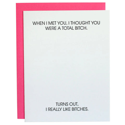 Total Bitch Greeting Card