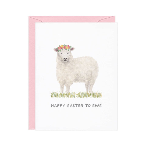 Happy Easter to Ewe card