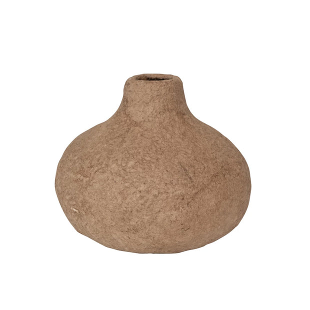 Brown Decorative Paper Mache Vase