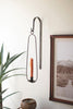 Hanging Oval Wall Taper Candle Holder