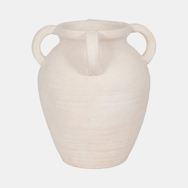 Multi-Handle Jug, White, 12"