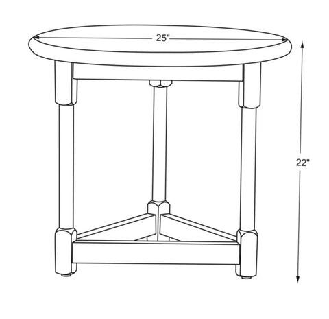 Leonard Side Table, Black
