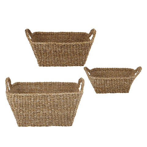 Seagrass Storage Basket, Three Sizes