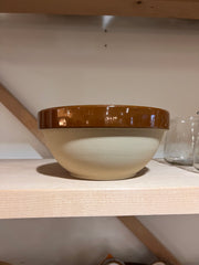 Vintage Round Glaze Mix Bowl, two sizes