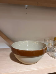 Vintage Round Glaze Mix Bowl, two sizes