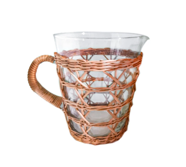 Rattan Cage Pitcher