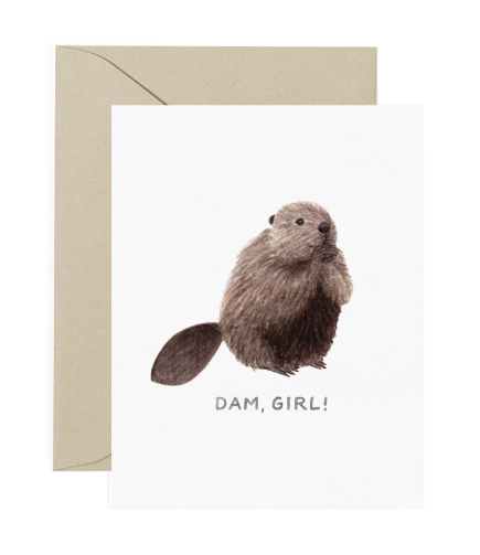 Dam Girl Card
