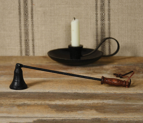Iron & Wood Candle Snuffer