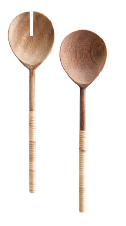 Wood Salad Serving Set