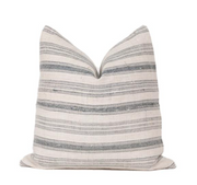 Otis Green Striped Pillow