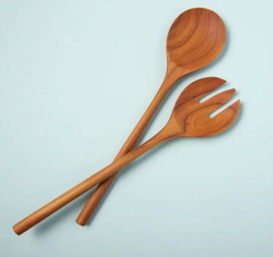 Teak Wood Serving Set