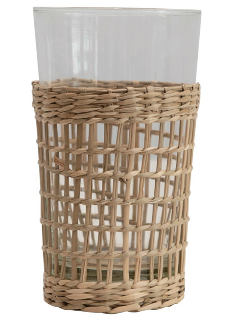 Seagrass-Sleeved Tumbler