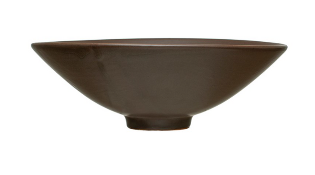 Matte Brown Terra Cotta Bowl