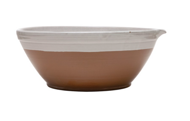 Stoneware Batter Bowl, Two Sizes