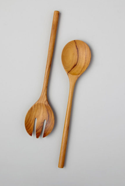 Teak Wood Serving Set