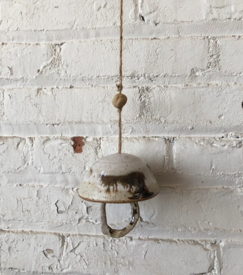Stoneware Clay Wind Chime, Two Sizes