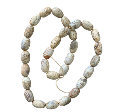 Oval Agate Stone Beads