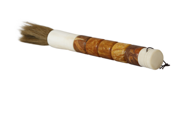 Tan Jade Abacus Brush