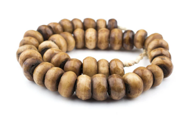 Caramel Bone Beads