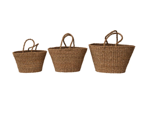 Hand-Woven Tote, Three Sizes