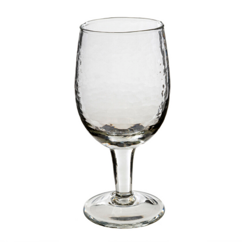 Rippled Wine Glass