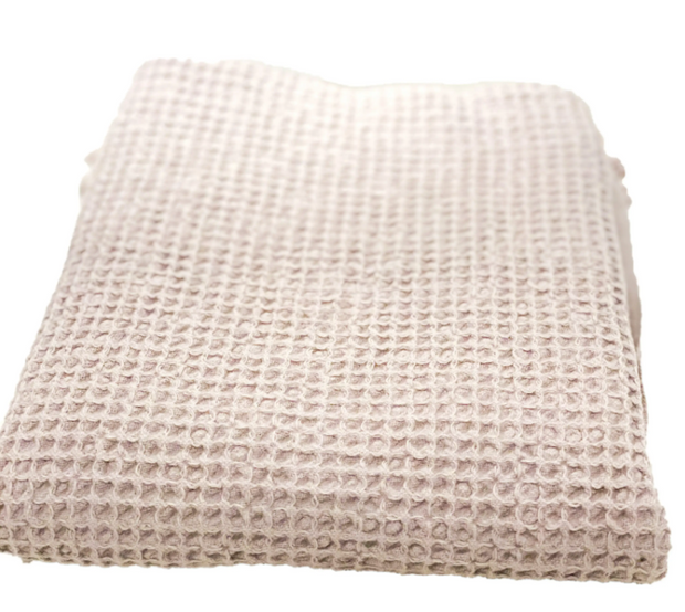 Waffle Towel in Abalone, Two Sizes