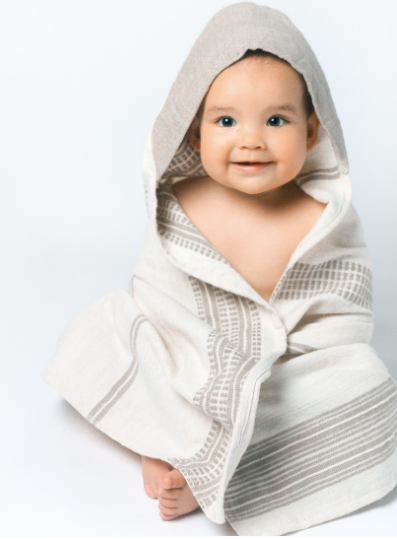 Adalena Hooded Baby Towel, Three Colors