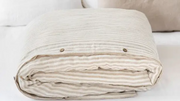 Striped Linen Duvet Cover, Two Sizes