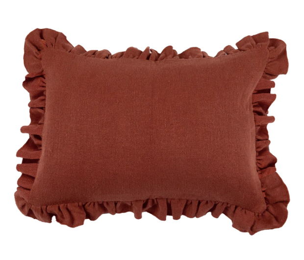 Saffron Solid Pillow, Two Variants