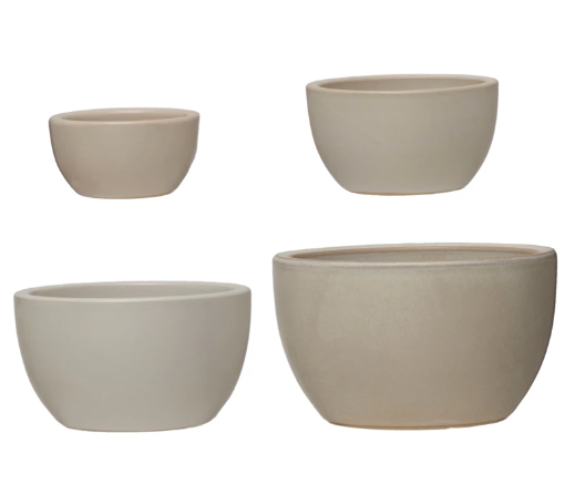 Stoneware Nesting Bowl, Set of 4