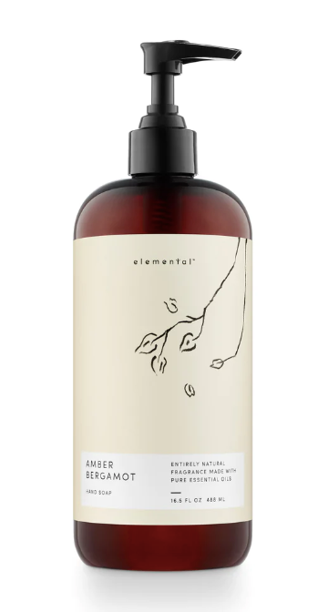 Elemental Hand Soap Amber Bergamont