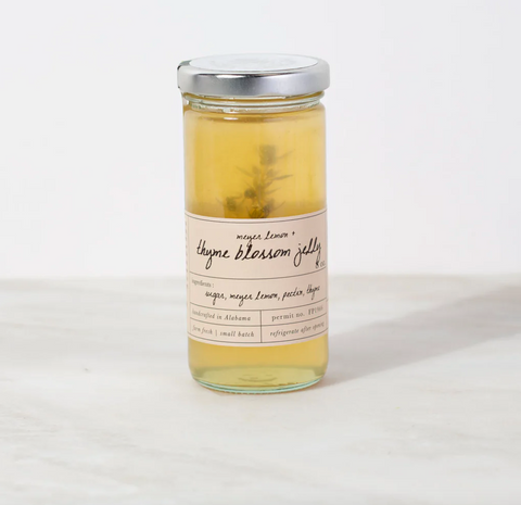 Meyer Lemon and Thyme Blossom Jelly