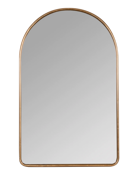 Sebastian Arched Wall Mirror Gold