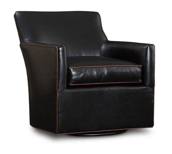 Jeffery Leather Swivel Chair